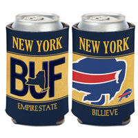 Wholesale-Buffalo Bills STATE PLATE Can Cooler 12 oz.