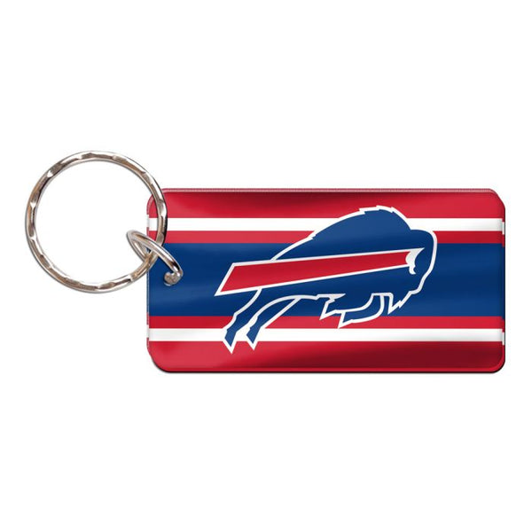 Wholesale-Buffalo Bills STRIPES Keychain Rectangle