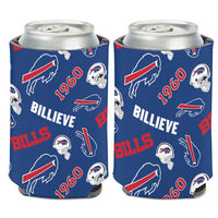 Wholesale-Buffalo Bills Scatterprint Can Cooler 12 oz.