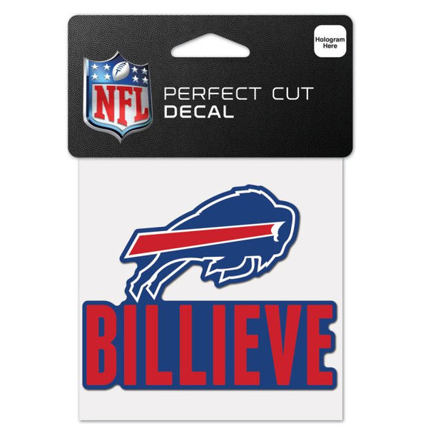 Wholesale-Buffalo Bills Slogan Perfect Cut Color Decal 4" x 4"