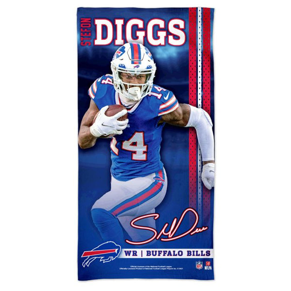 Wholesale-Buffalo Bills Spectra Beach Towel 30" x 60" Stefon Diggs