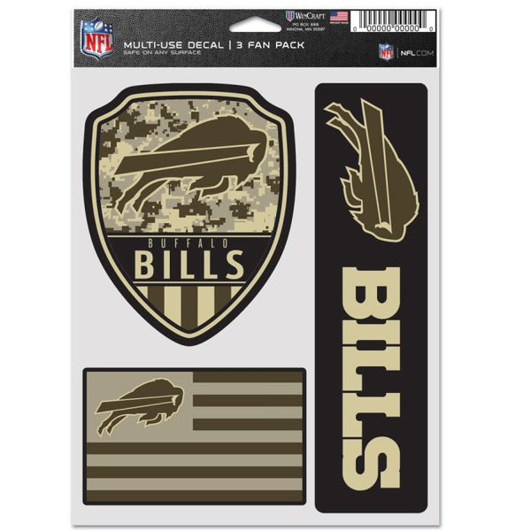 Wholesale-Buffalo Bills Standard Multi Use 3 Fan Pack