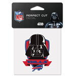 Wholesale-Buffalo Bills / Star Wars Darth Vader Perfect Cut Color Decal 4" x 4"