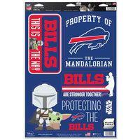 Wholesale-Buffalo Bills / Star Wars Mandalorian Multi-Use Decal 11" x 17"