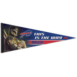 Wholesale-Buffalo Bills / Star Wars Mandalorian Premium Pennant 12" x 30"