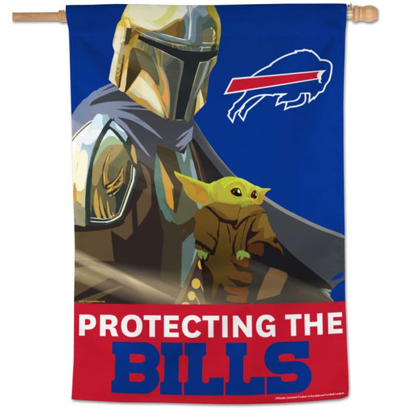 Wholesale-Buffalo Bills / Star Wars Mandalorian Vertical Flag 28" x 40"