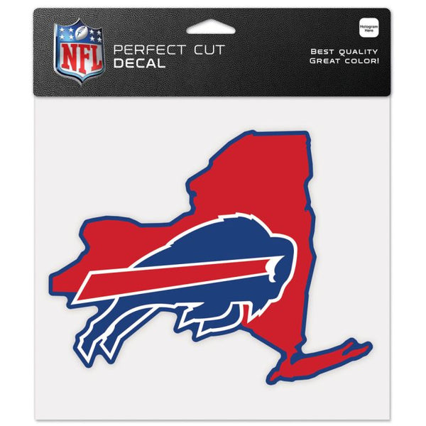 Wholesale-Buffalo Bills State Shaped Perfect Cut Color Decal 8" x 8"