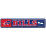 Wholesale-Buffalo Bills Street / Zone Sign 3.75" X 19"