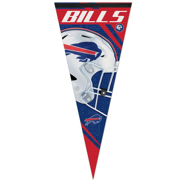 Wholesale-Buffalo Bills Vertical Stripes Premium Pennant 17" x 40"