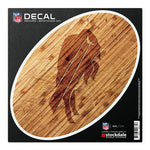 Wholesale-Buffalo Bills WOOD All Surface Decal 6" x 6"