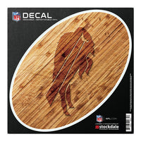 Wholesale-Buffalo Bills WOOD All Surface Decal 6" x 6"