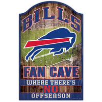 Wholesale-Buffalo Bills Wood Sign 11" x 17" 1/4" thick