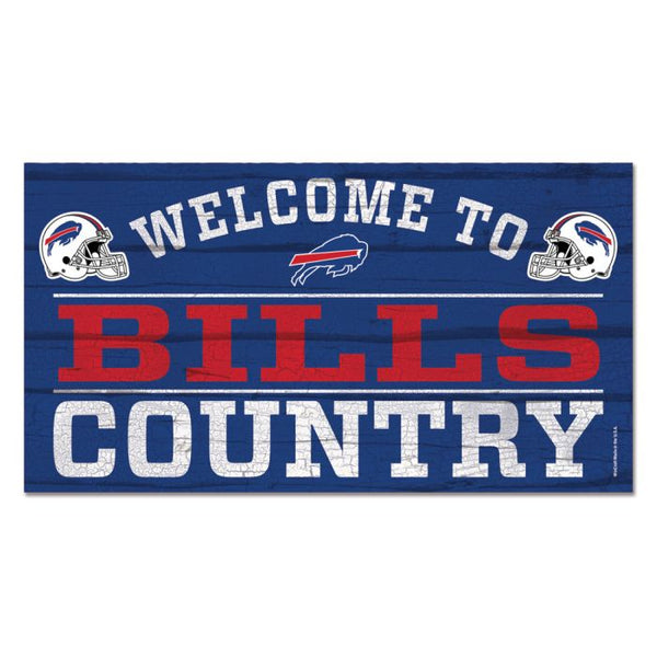 Wholesale-Buffalo Bills Wood Sign 13"x24" 1/4" thick