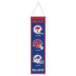 Wholesale-Buffalo Bills Wool Banner 8" x 32"