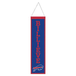 Wholesale-Buffalo Bills Wool Banner 8" x 32"