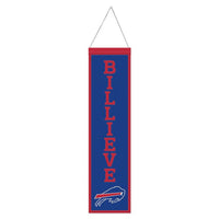 Wholesale-Buffalo Bills Wool Banner 8" x 32"