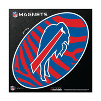 Wholesale-Buffalo Bills ZEBRA Outdoor Magnets 6" x 6"