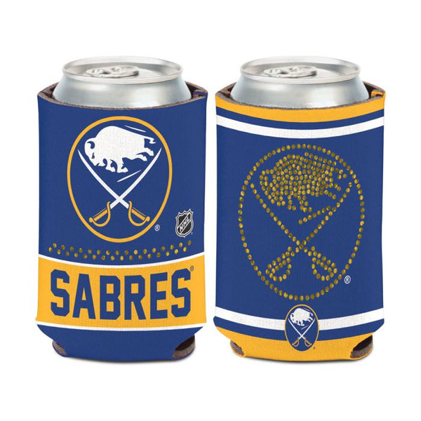 Wholesale-Buffalo Sabres Bling Can Cooler 12 oz.