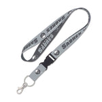 Wholesale-Buffalo Sabres CHARCOAL Lanyard w/detachable buckle 1"