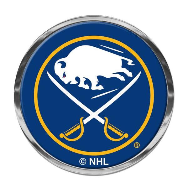 Wholesale-Buffalo Sabres Chrome Metal Domed Emblem