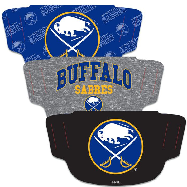 Wholesale-Buffalo Sabres Fan Mask Face Cover 3 Pack