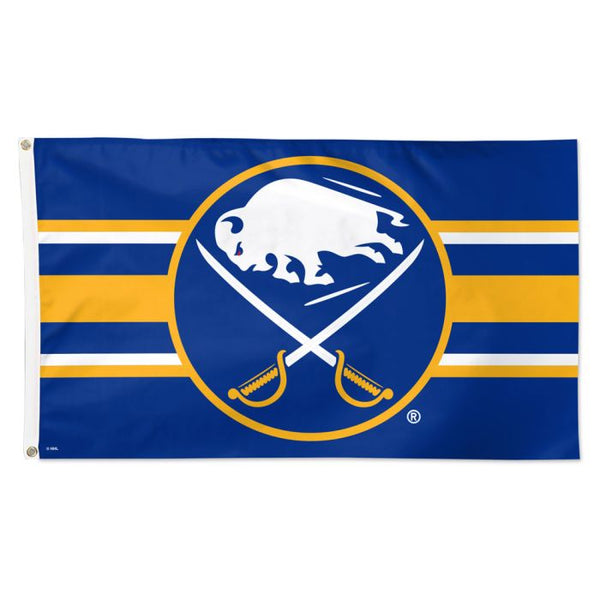 Wholesale-Buffalo Sabres H STRIPE Flag - Deluxe 3' X 5'