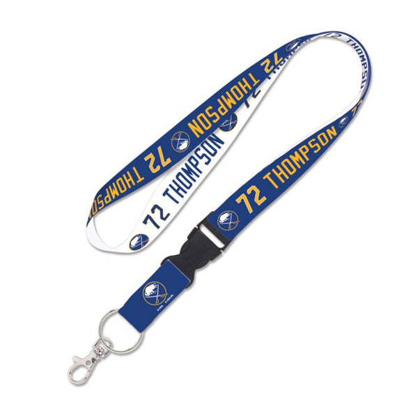 Wholesale-Buffalo Sabres Lanyard w/detachable buckle 1" Tage Thompson