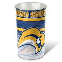 Wholesale-Buffalo Sabres Wastebasket - tapered 15"H