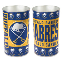 Wholesale-Buffalo Sabres Wastebasket - tapered 15"H