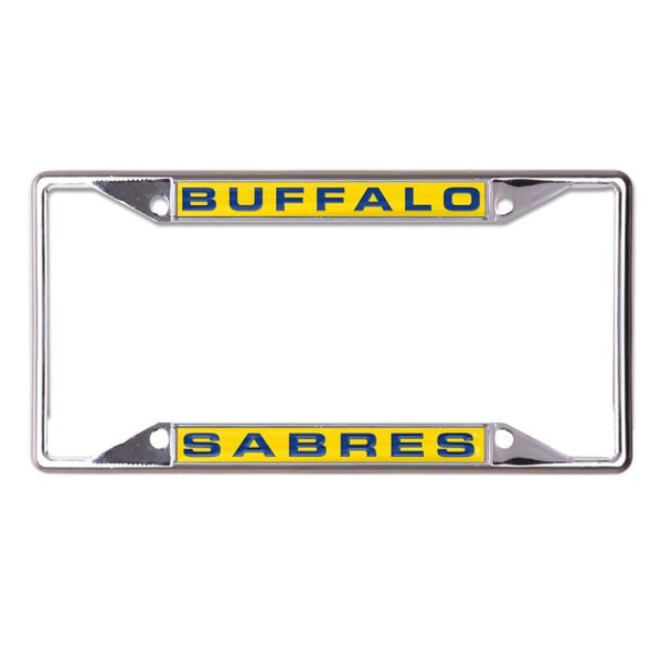 Wholesale-Buffalo Sabres Wordmark Design Lic Plt Frame S/S Printed