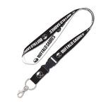 Wholesale-Buffalo Sabres black and white Lanyard w/detachable buckle 1"