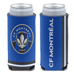 Wholesale-CF Montreal BLUE 12 oz Slim Can Cooler