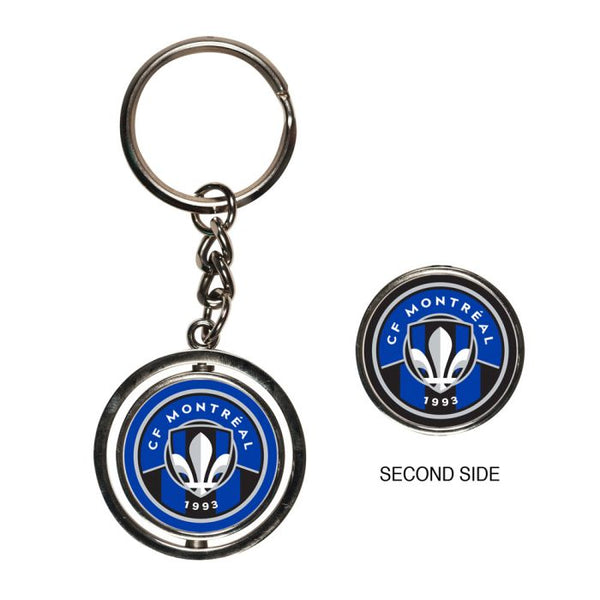 Wholesale-CF Montreal Spinner Key Ring