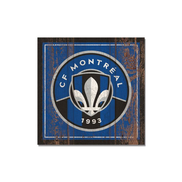 Wholesale-CF Montreal Wooden Magnet 3" X 3"