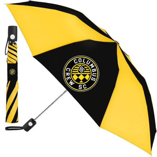 Wholesale-COLUMBUS CREW Auto Folding Umbrella