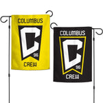 Wholesale-COLUMBUS CREW Garden Flags 2 sided 12.5" x 18"