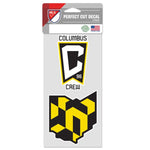 Wholesale-COLUMBUS CREW Perfect Cut Decal Set of two 4"x4"