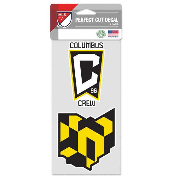 Wholesale-COLUMBUS CREW Perfect Cut Decal Set of two 4"x4"