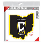 Wholesale-COLUMBUS CREW STATE SHAPE All Surface Decal 6" x 6"