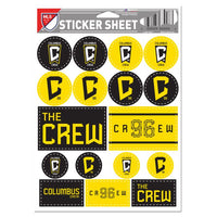 Wholesale-COLUMBUS CREW Vinyl Sticker Sheet 5" x 7"