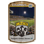 Wholesale-COLUMBUS CREW Wood Sign 11" x 17" 1/4" thick