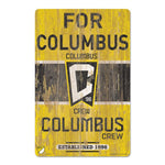 Wholesale-COLUMBUS CREW Wood Sign 11" x 17" 1/4" thick