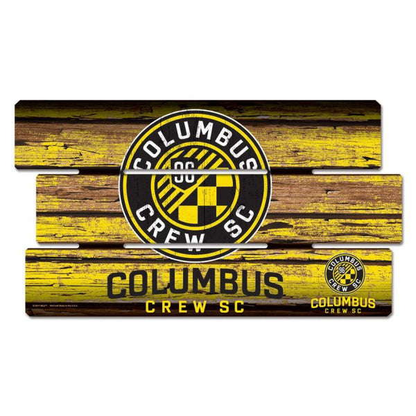 Wholesale-COLUMBUS CREW Wood Sign 14"x25" 3/8" Thick