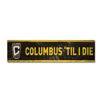 Wholesale-COLUMBUS CREW Wooden Magnet 1.5" X 6"