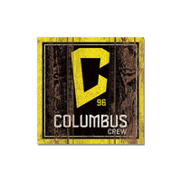 Wholesale-COLUMBUS CREW Wooden Magnet 3" X 3"