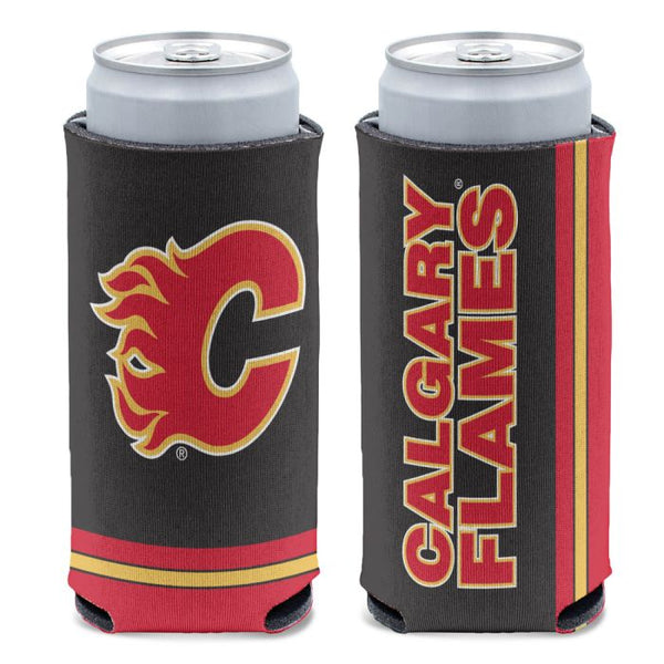 Wholesale-Calgary Flames 12 oz Slim Can Cooler