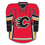 Wholesale-Calgary Flames 3rd Jersey Logo Collector Pin Jewelry Card