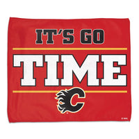 Wholesale-Calgary Flames 3rd Jersey Logo Rally Towel - Full color