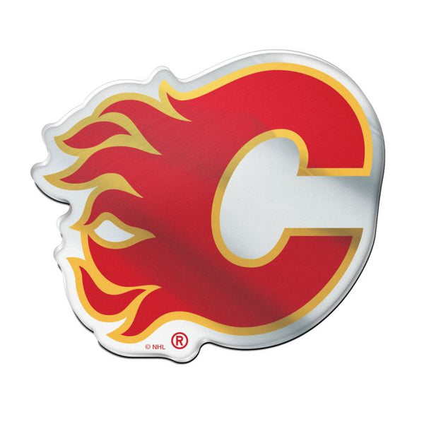 Wholesale-Calgary Flames Acrylic Auto Emblem