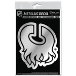 Wholesale-Calgary Flames Decal Metallic 3" x 5"